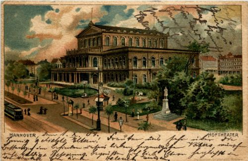 Gruss aus Hannover - Litho