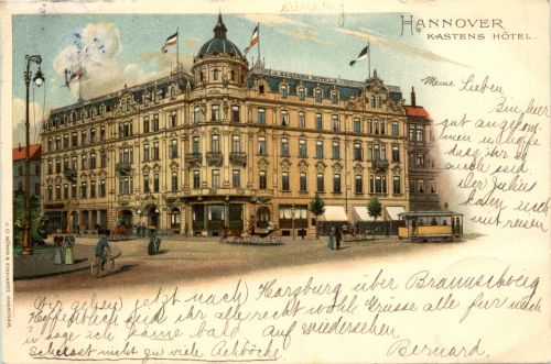 Gruss aus Hannover - Litho