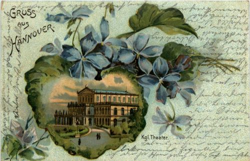 Gruss aus Hannover - Litho