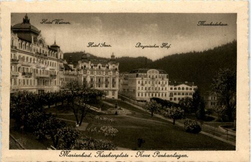 Marienbad - Kirchenplatz