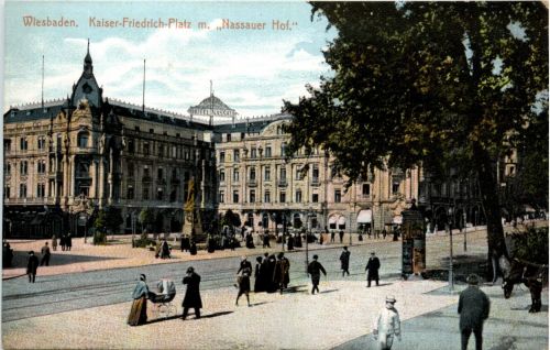 Wiesbaden - Kaiser Friedrich platz