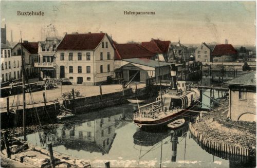 Buxtehude - Hafenpanorama