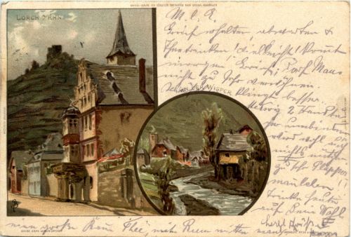 Lorch am Rhein - Litho