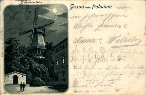 Gruss aus Potsdam - Litho