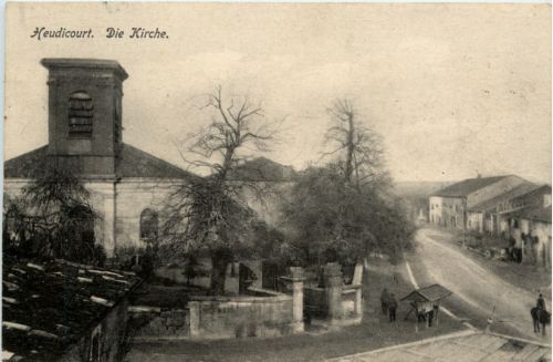 Heudicourt - Kirche - Feldpost