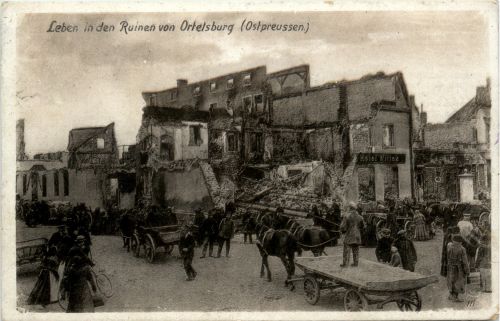 Leben in den ruinen von Ortelsburg