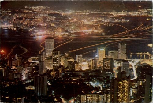 Hong Kong by night
