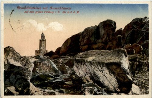 Brunhildisfelsen auf dem grossen Feldberg