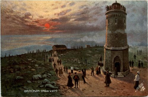 Brocken - Künstlerkarte