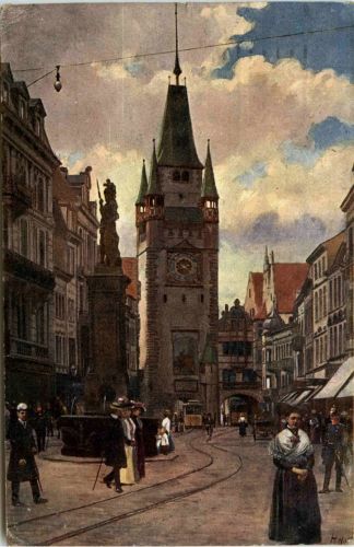 Freiburg - Künstlerkarte H. Hoffmann