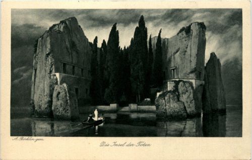 Die Insel der Toten - sign. A. Böcklin