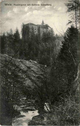 Weiz/Steiermark - Weiz - Raabklamm mit Schloss Gutenberg
