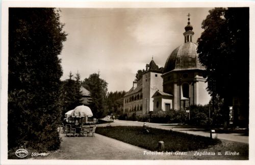 Graz/Steiermark - Graz - Tobelbad , Jagdhaus u. Kirche