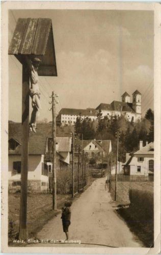 Weiz/Steiermark - Weiz, Blick auf den Weizberg