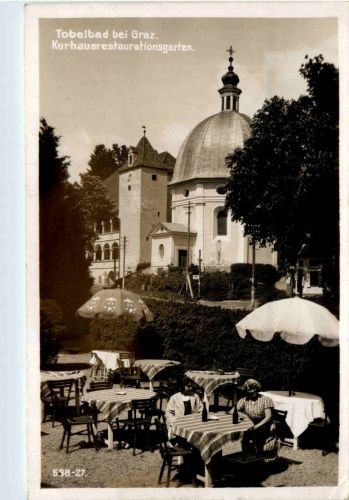 Graz/Steiermark - Tobelbad, Kurhausrestaurationsgarten