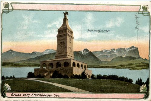 Starnberger See - Leoni - Bismarck Denkmal