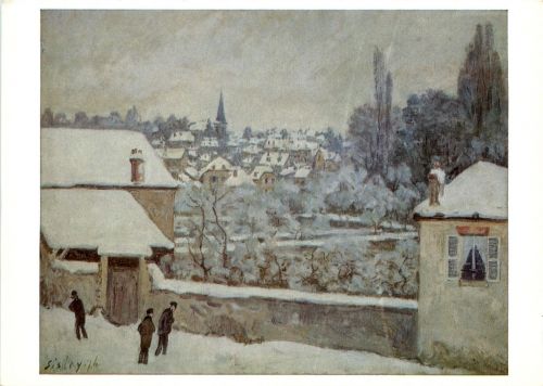 Alfred Sisley - Winter in Louveciennes