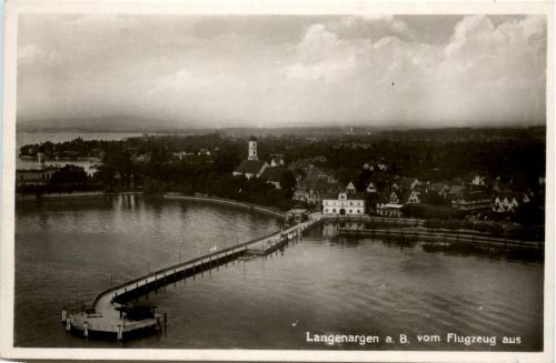 Langenargen vom Flugzeug aus