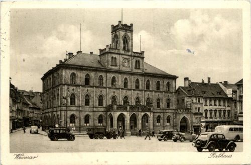Weimar - Rathaus - Feldpost