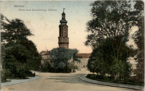 Weimar - Partie beim Grossherzogl. Schloss