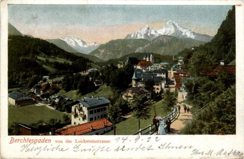 Berchtesgaden von der Locksteinstrasse