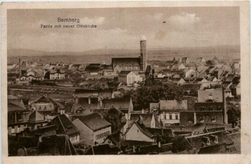 Bamberg - Partie mit neuer Ottokirche