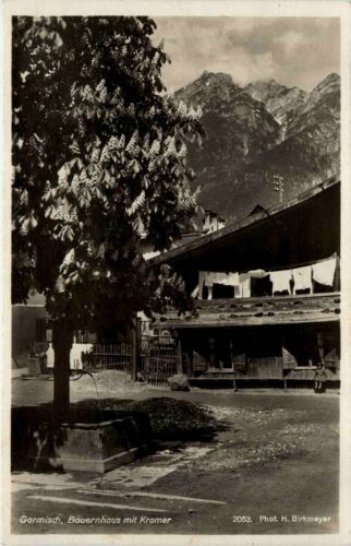 Garmisch - Bauernhaus mit Kramer