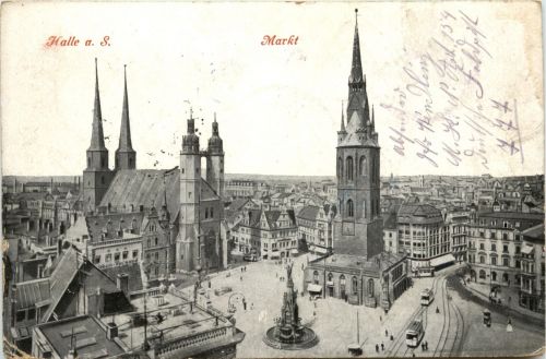 Halle Saale - Markt