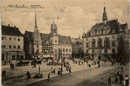 Halle Saale - Marktplatz