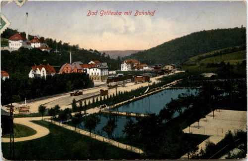 Bad Gottleuba mit Bahnhof