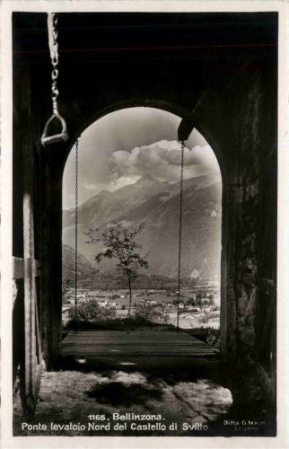 Bellinzona - Ponte levatoio Nord les Castello di Svitto