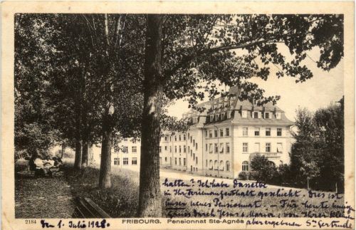 Fribourg -Pensionnat Ste-Agnes