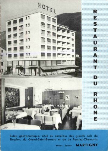 Martigny - Restaurant du Rhone