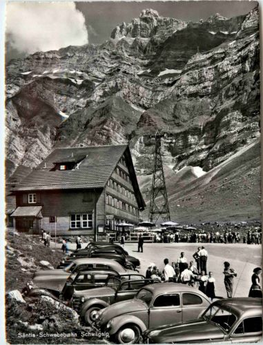 Säntis Schwebebahn Schwägalp - VW Käfer