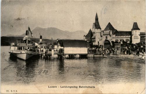 Luzern - Landungssteg Bahnhofseite