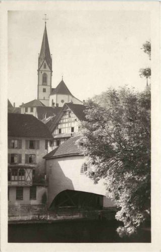 Baden - Partie an der Limmat