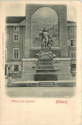 Altdorf - Wilhelm Tell Denkmal - Reliefkarte