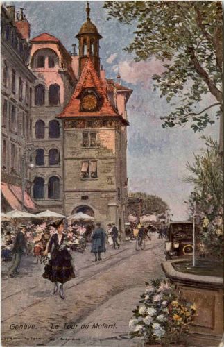 Geneve - La Tour du Molard