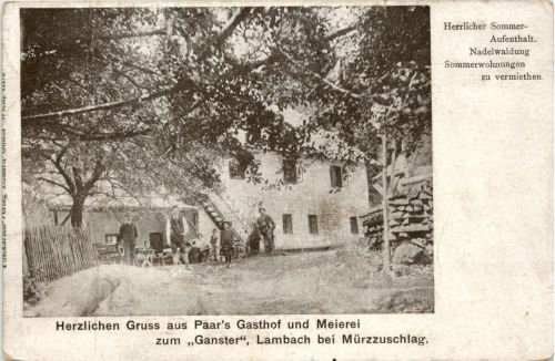 Lambach / Mürzzuschlag - Paars Gasthof zum Ganster