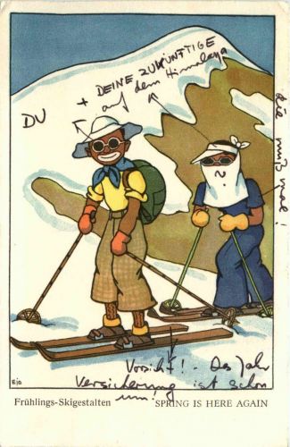 Frühlings Ski Gestalten