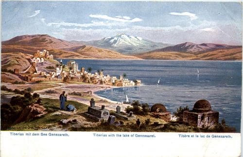 Tiberias mit dem See Genezareth