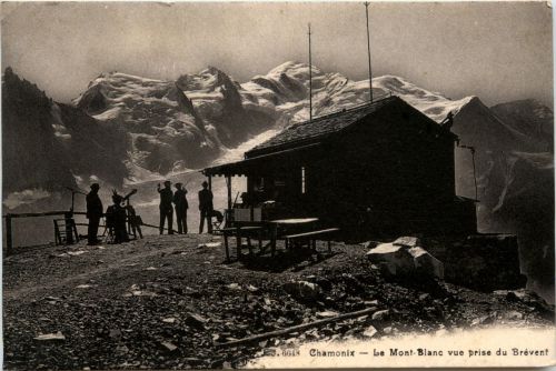 Chamonix - Le Mont Blanc vue prise du Brevent
