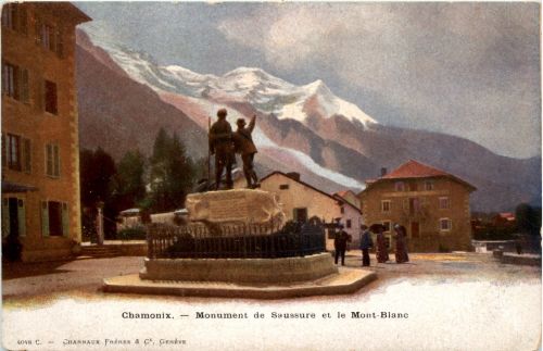 Chamonix - Monument de Saussure