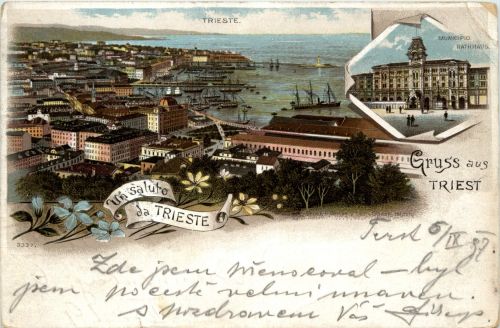 Un saluto da Trieste - Litho