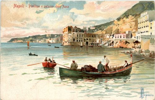 Napoli - Posillipo e palazzo donn Anna