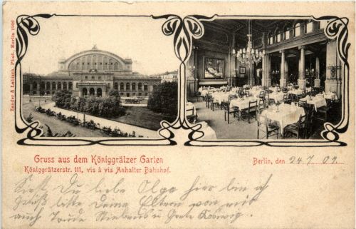 Berlin - Gruss aus dem Königgrätzer Garten