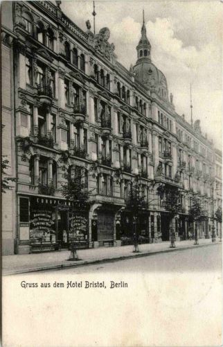 Berlin - Gruss aus dem Hotel Bristol