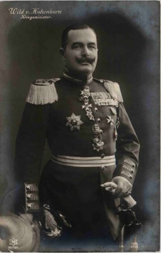 Wild von Hohenborn - Kriegsminister