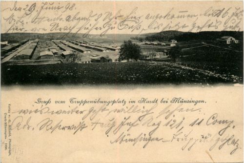 Gruss vom Truppenübungsplatz im Haardt bei Münsingen