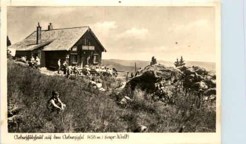 Schutzhaus auf dem arbergipfel